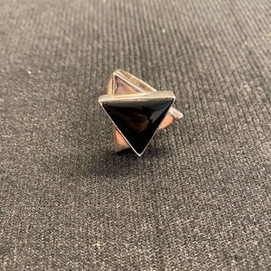 Sterling Silver Geometric Ring